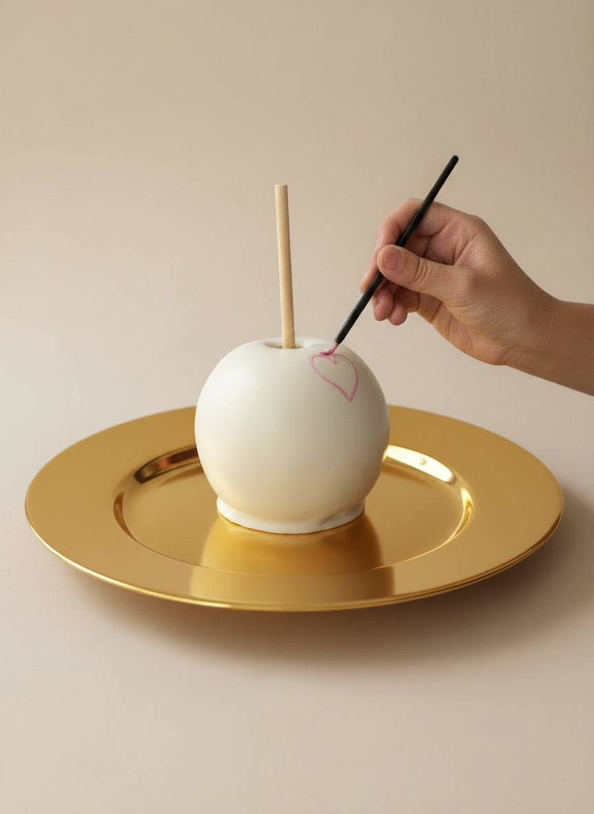 Watercolor Caramel Apple